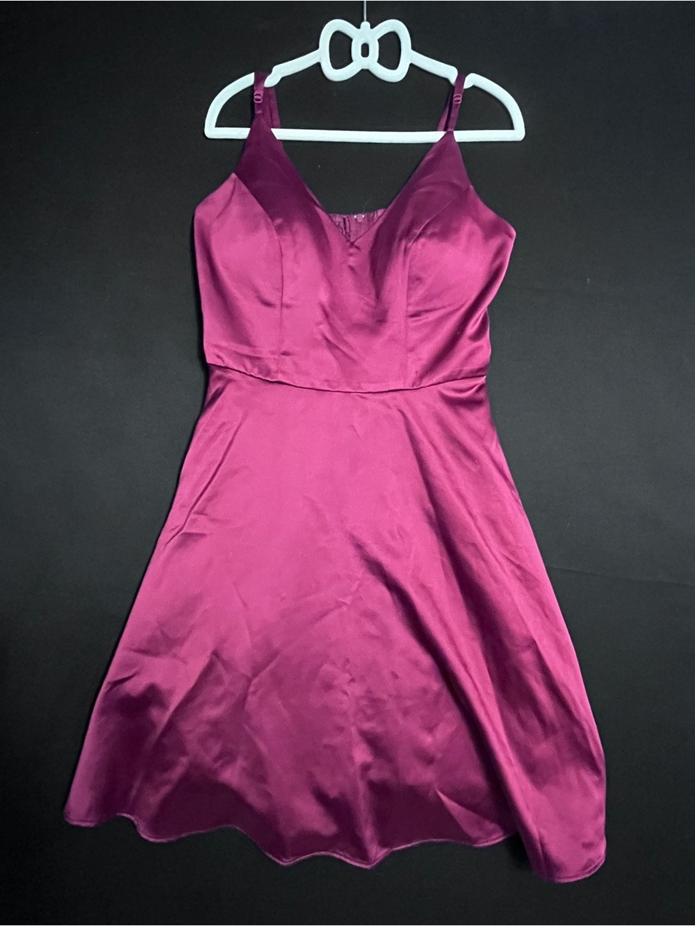 B. Smart Satin A-Line Mini Dress with pockets Size 0